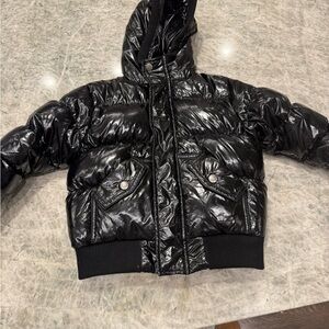 Appaman Glossy Black Puffer Jacket